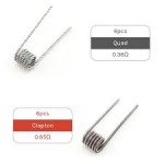 Pre-rolled Coils - Clapton (0.5ohm) (SINGLES)